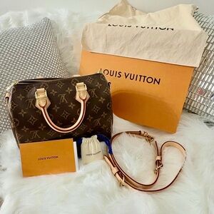 Louis Vuitton Dark Brown Monogram Satchel